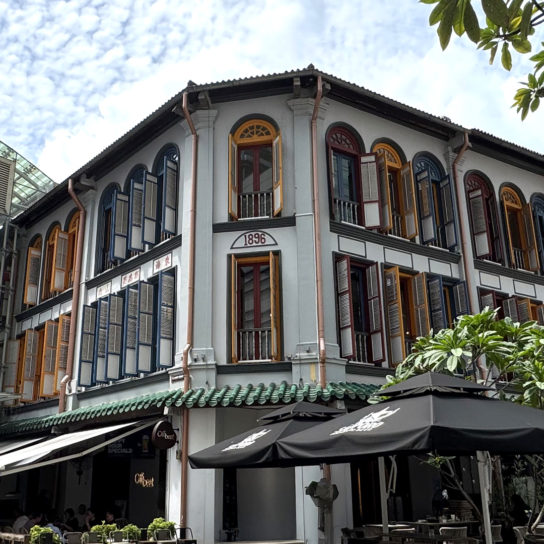 Exterior of Sage Mediation Space, at Far East Square, Singapore